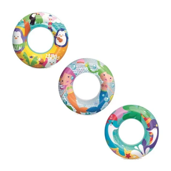Bestway &phi;51cm sea creature swim ring (contents: one swim ring.) age 3-6